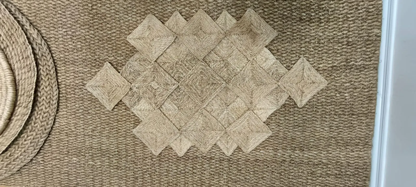 Squared Art abaca rug