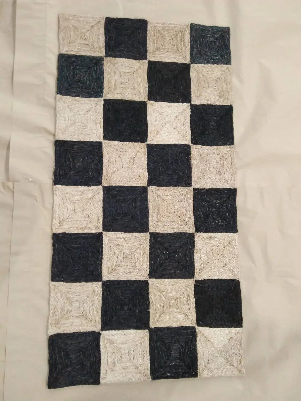 Chess abaca rug