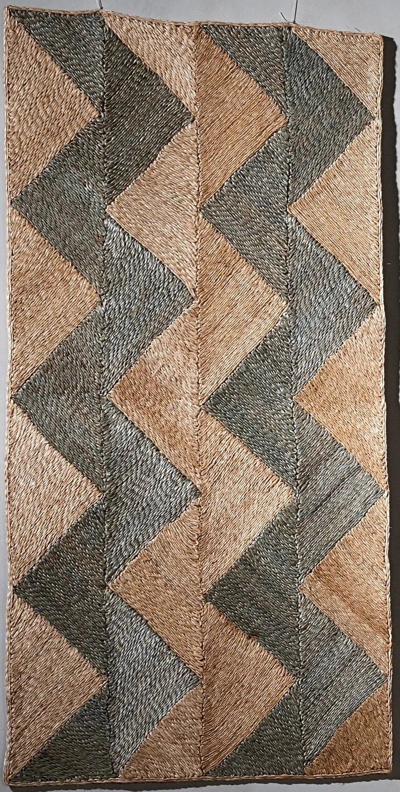Contemporary Zig abaca rug
