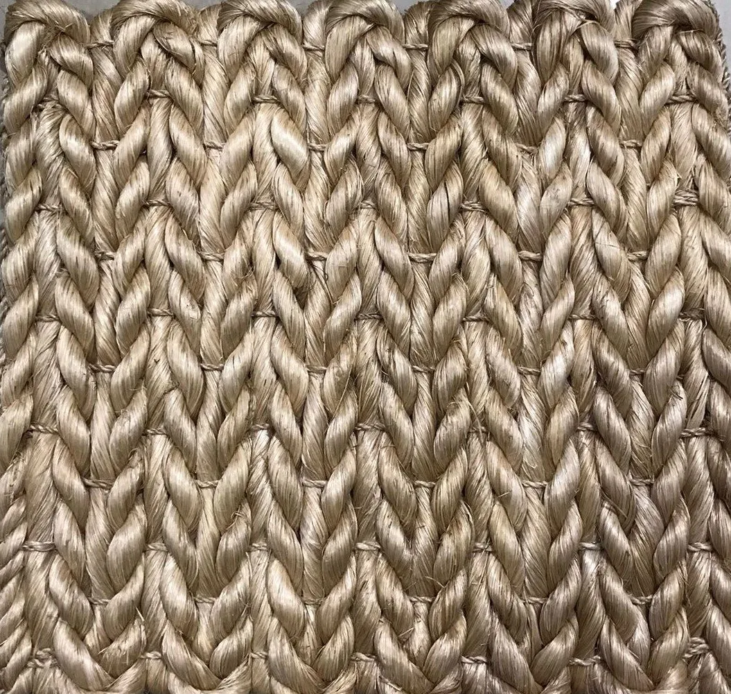 Modified Fern abaca rug, Cremeria